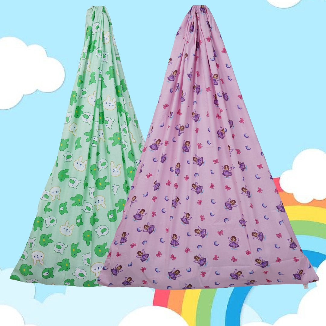 Green Bunny & Pink Fairy Princess Cradle Combo
