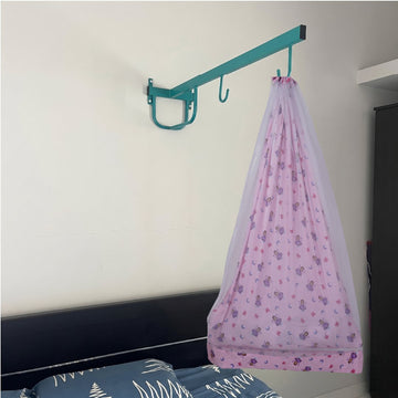 Pink Fairy Princess Cradle with Net & Wall Hanger Set