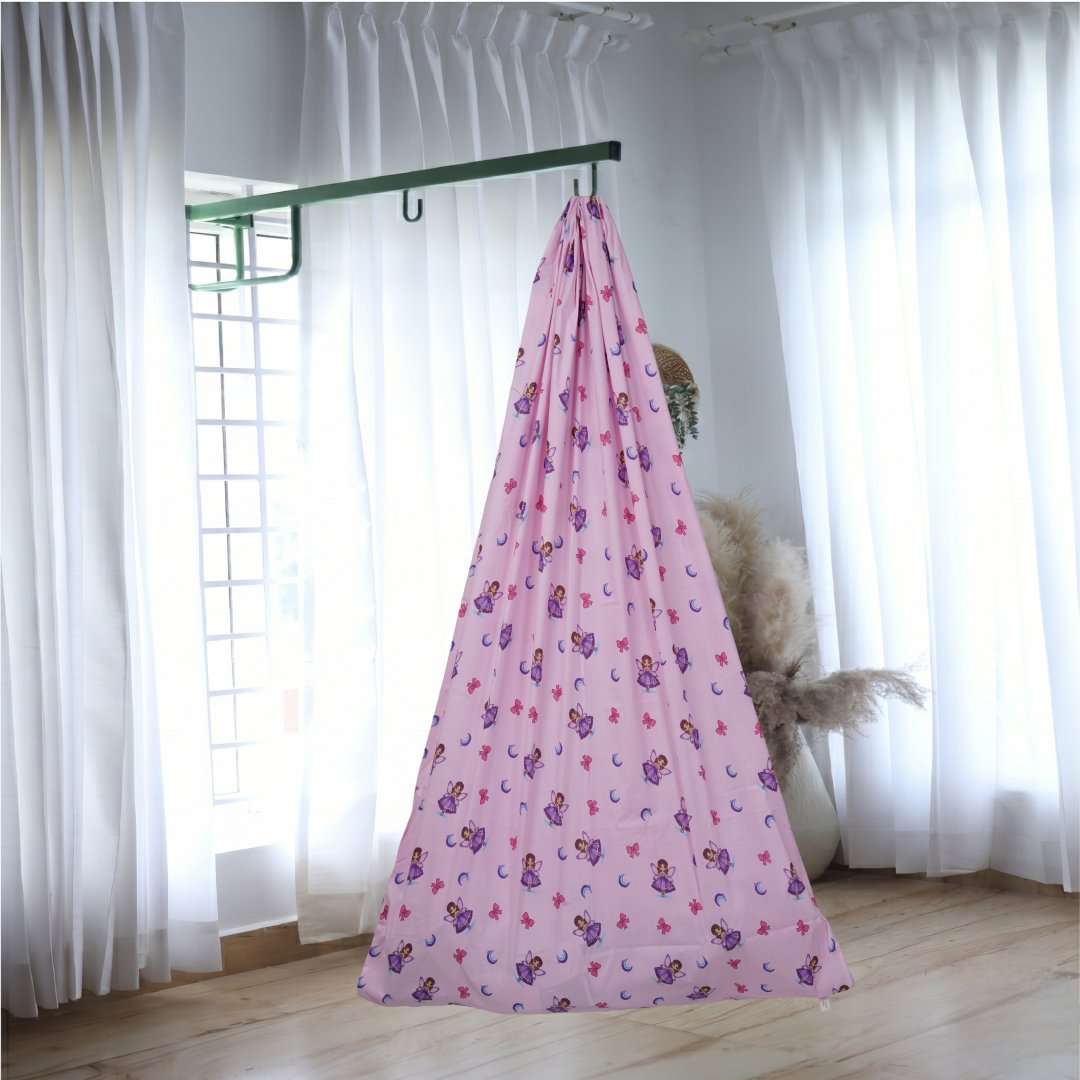 Pink Fairy Princess Cradle with Window Hanger Set