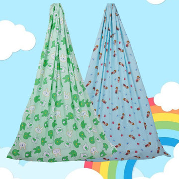 Green Bunny & Blue Little Prince Cradle Combo