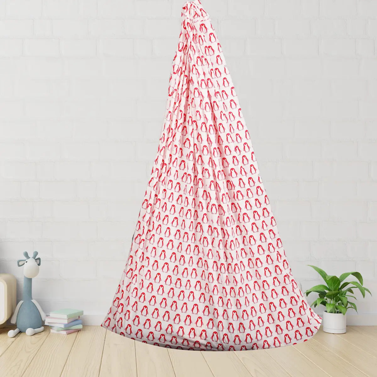 Pink Penguin Cradle