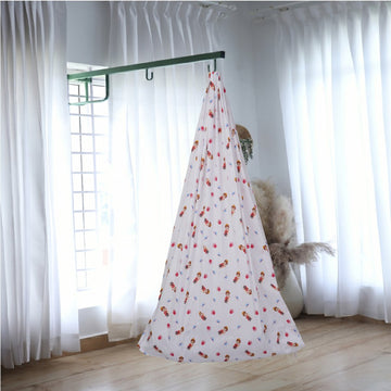 White Little Prince Cradle with Window Hanger Set