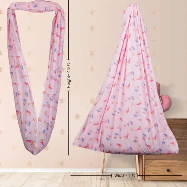 Pink Rabbit Cradle