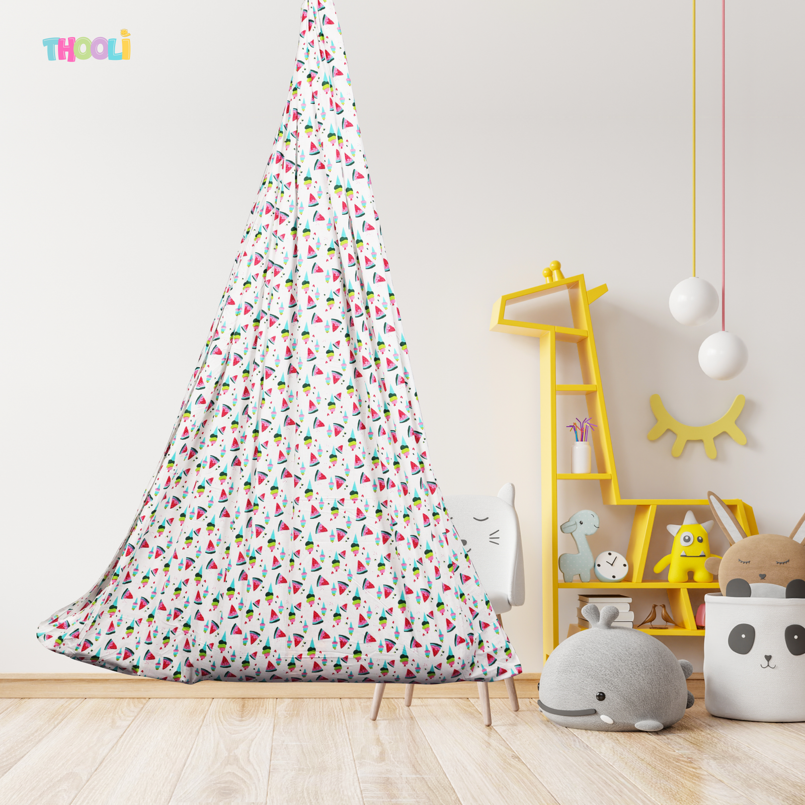 Watermelon & Pink Penguin Cradle combo