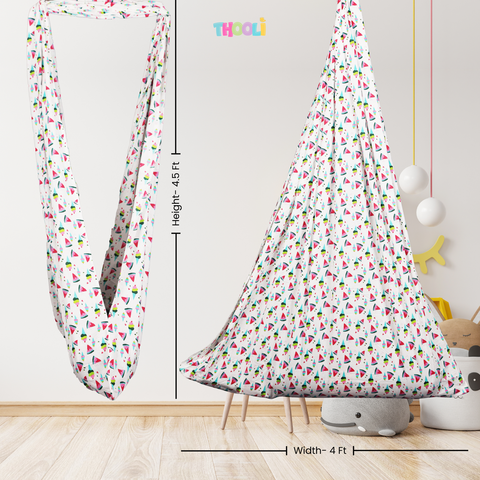 Watermelon & Pink Penguin Cradle combo
