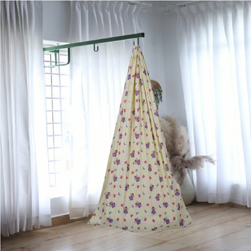 Yellow Fairy Princess Cradle with Window Hanger Set