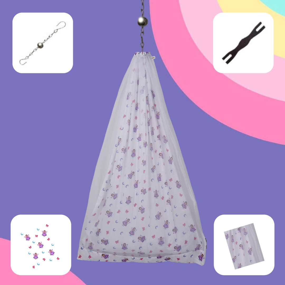 White Fairy Princess Cradle Set