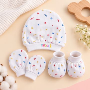 Cap Mitten Booties-Star