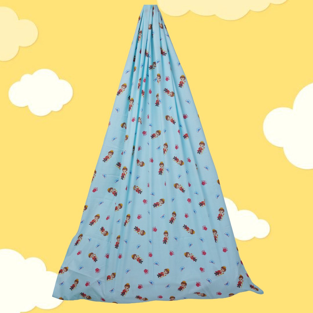 Blue Little Prince Cradle with & Wall Hanger Set