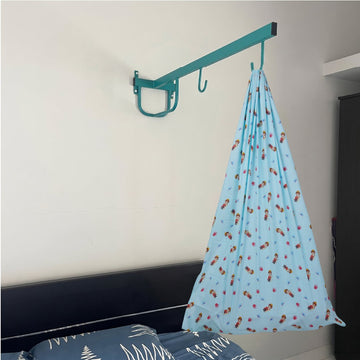 Blue Little Prince Cradle with & Wall Hanger Set