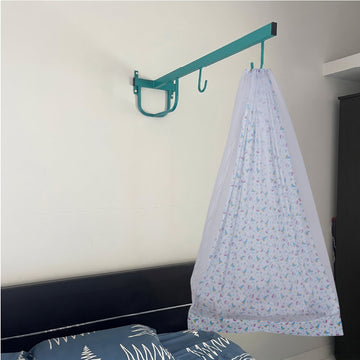 White Rabbit Cradle with Net & Wall Hanger Set