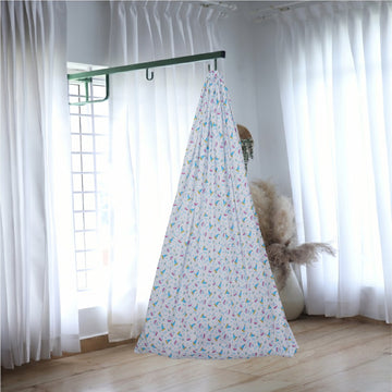 White Rabbit Cradle with Window Hanger Set