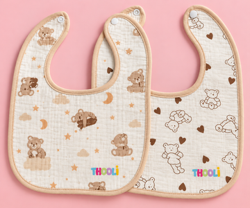 Bibs- Teddy World( Pack of 2)