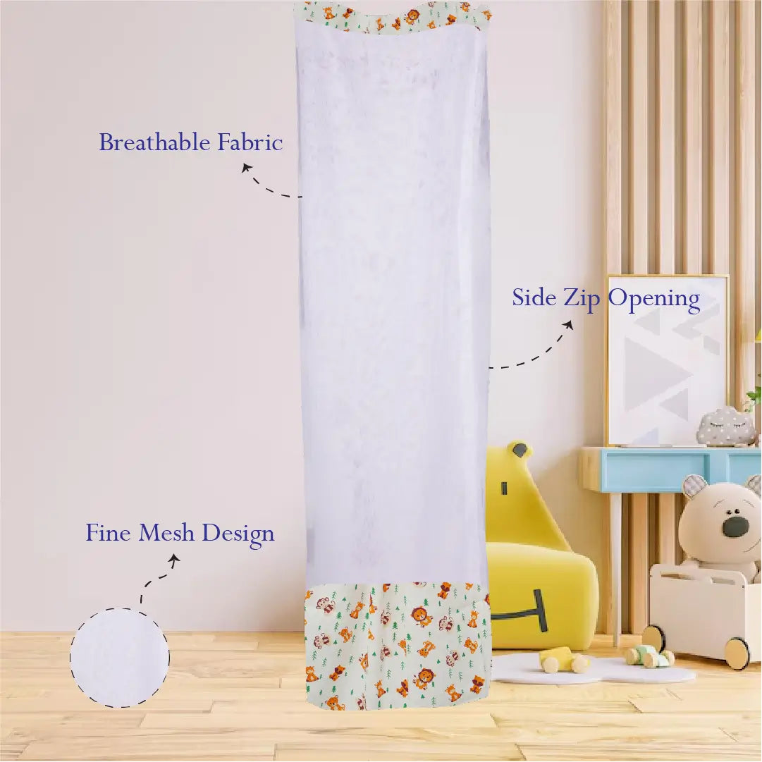 White Jungle Mosquito Net
