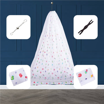 White Dino & Numeric Cradle Set