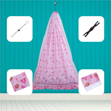 Pink Princess Cradle Set