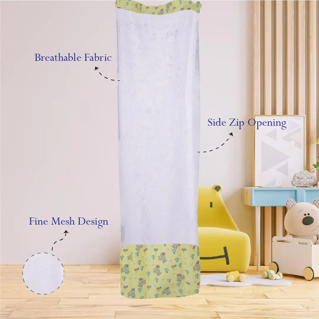 Yellow Elephant Mosquito Net