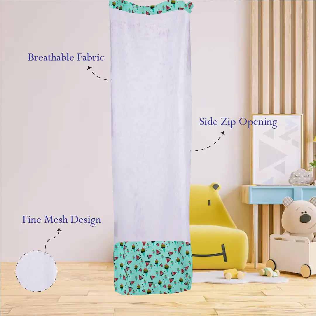Green watermelon Mosquito Net