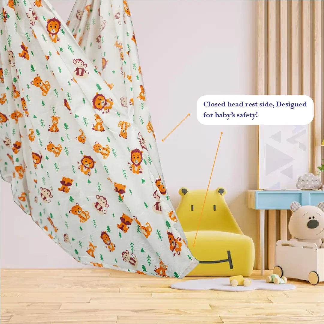 White Baby Jungle Cradle
