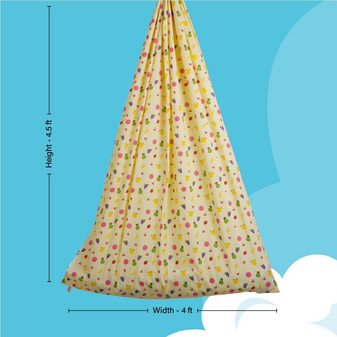 Yellow Fruity Cradle with Window Hanger Set