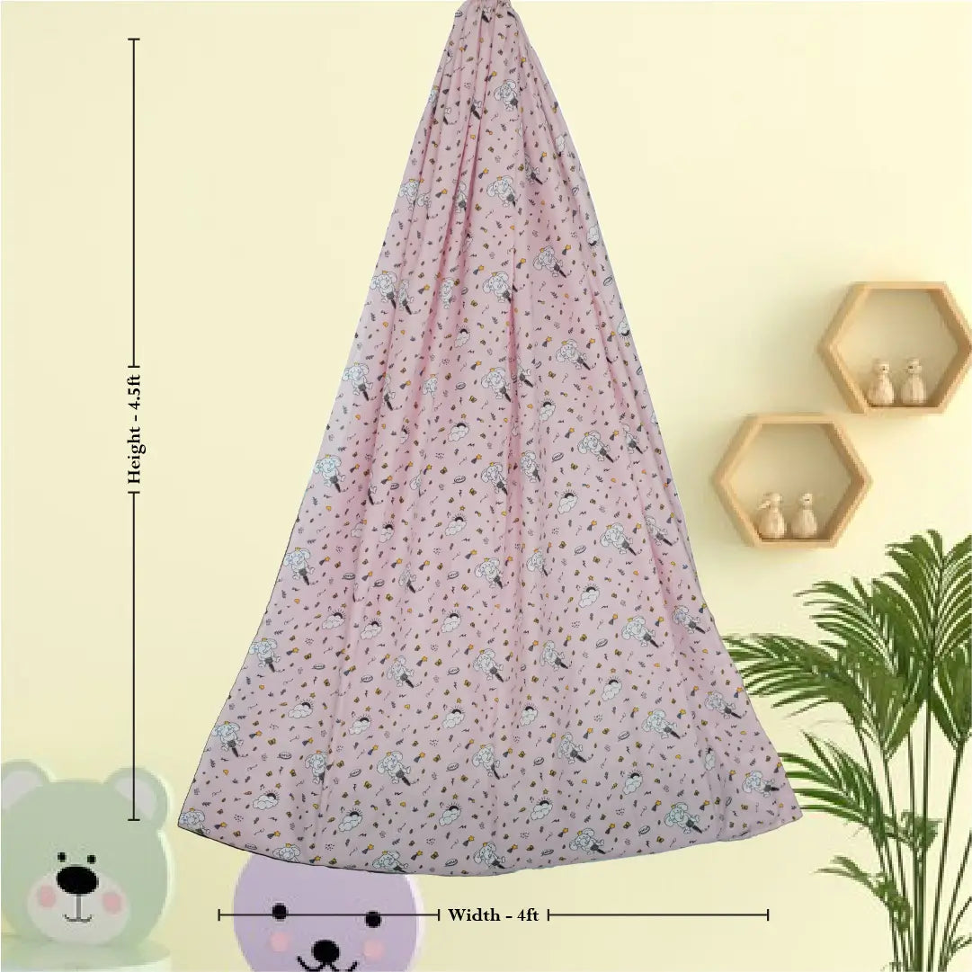 Pink Elephant & Cloud Cradle