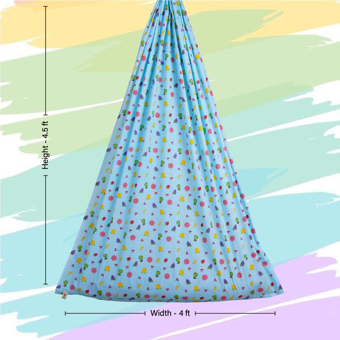 Blue Fruity Cradle with Window Hanger Set