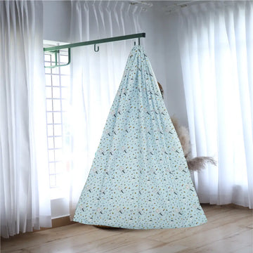 Blue Elephant Cloud Cradle and Window Hanger Set