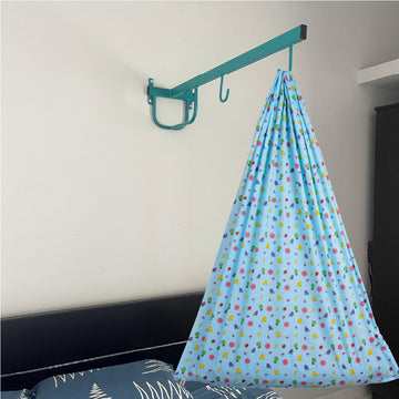 Blue Fruity Cradle with & Wall Hanger Set