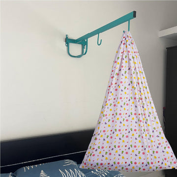 White Fruity Cradle with & Wall Hanger Set