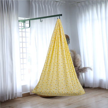 Yellow Crown & Rainbow Cradle with Window Hanger Set