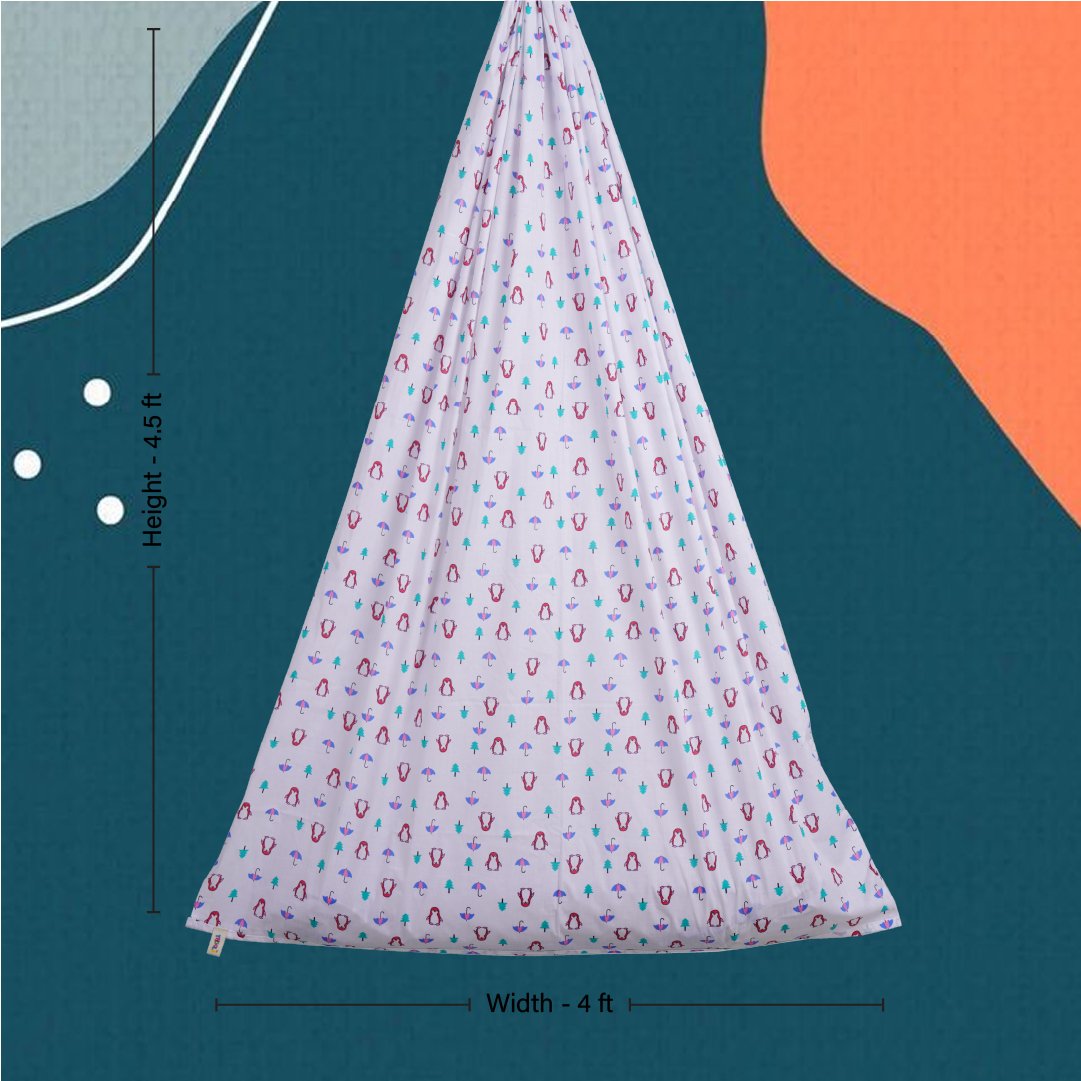 Pink Penguin Umbrella Cradle