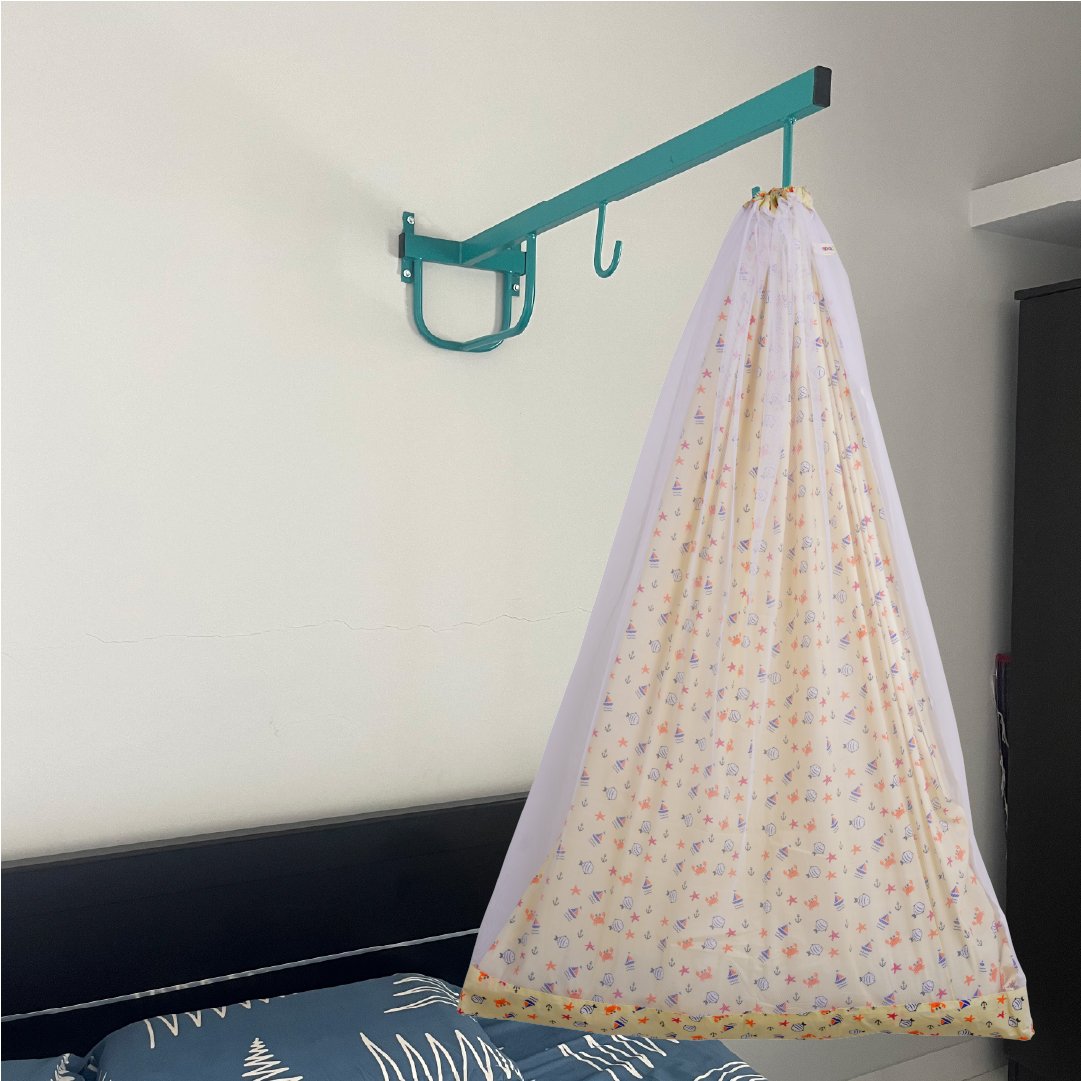 Yellow Sea Cradle with Net & Wall Hanger Set