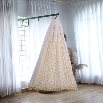 Yellow Fruity Cradle with Net and Window Hanger Set