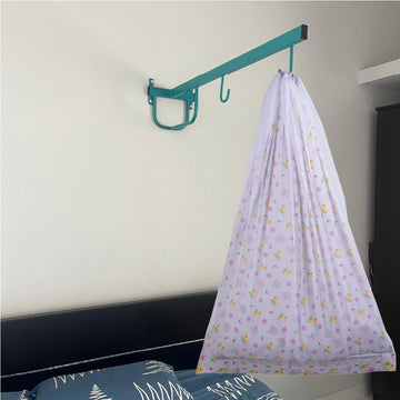 Grey Baby Duck & Rainbow with Net & Wall Hanger Set