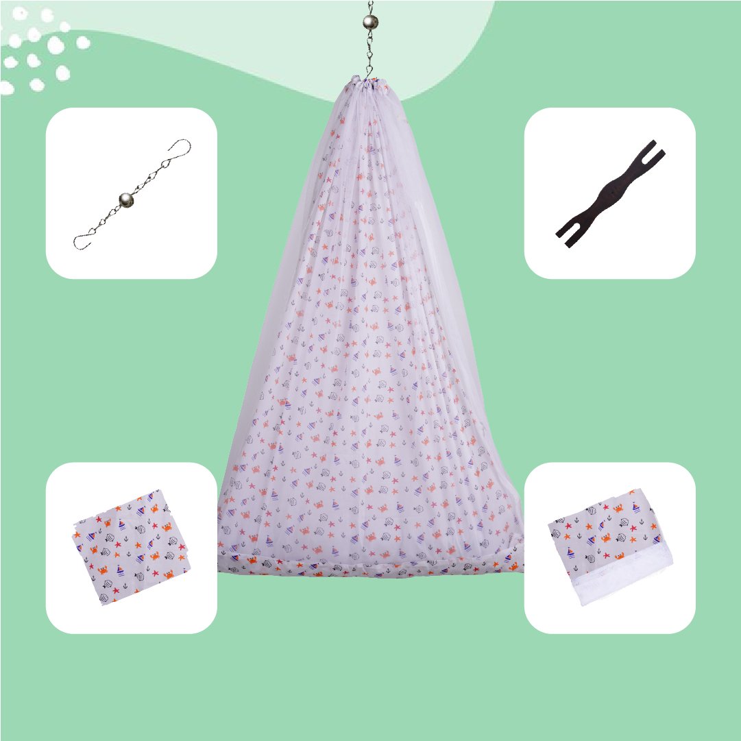 White Sea Cradle Set