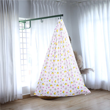 White Baby Duck & Rainbow with Window Hanger Set