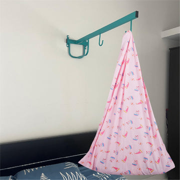 Pink Rabbit Cradle with & Wall Hanger Set