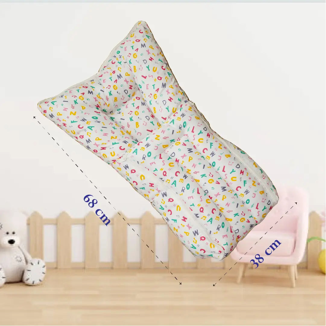 White Alphabet Carry Nest