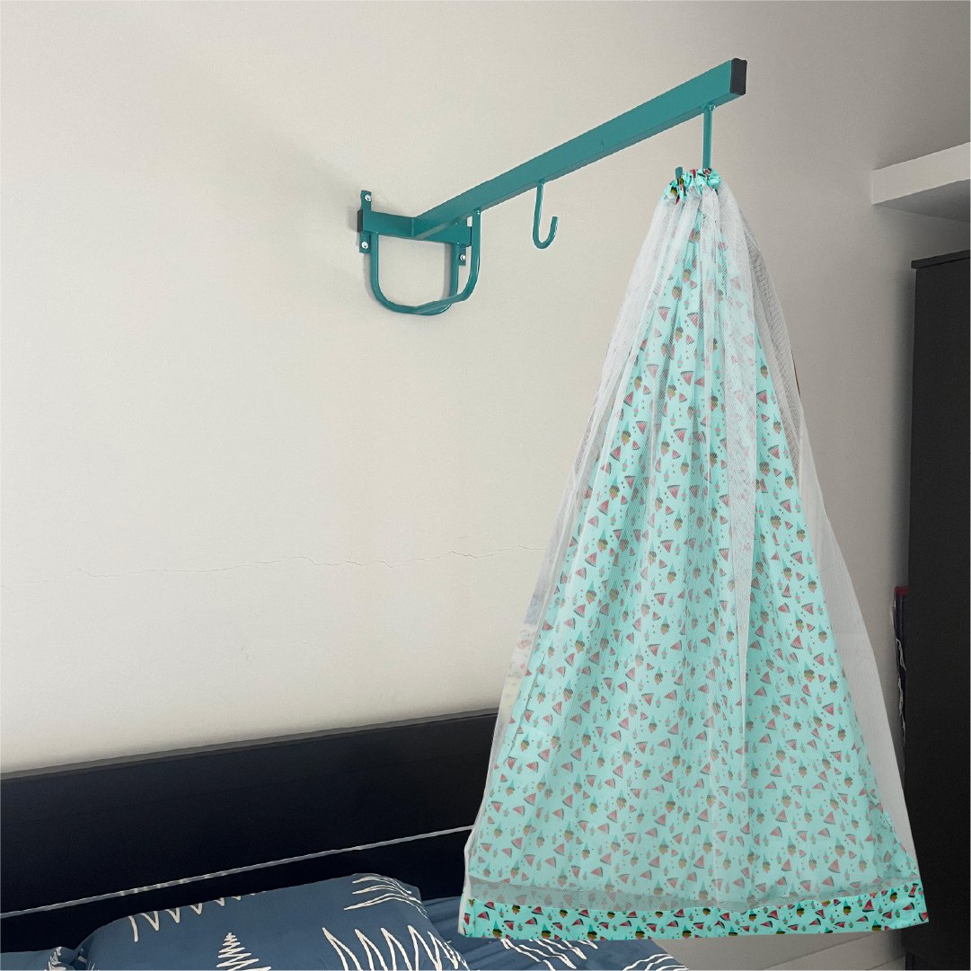 Green Watermelon Cradle with Net & Wall Hanger Set
