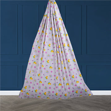 Grey Baby Duck & Rainbow Cradle