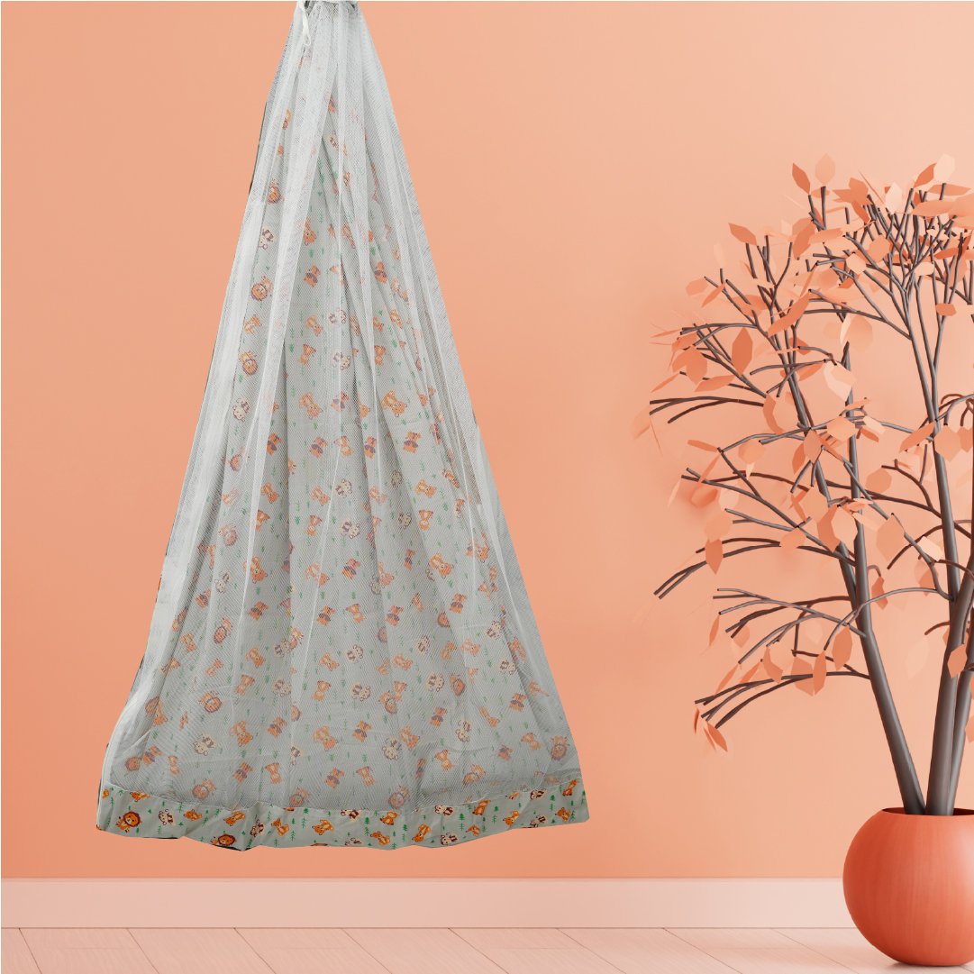 Grey Jungle Cradle Set