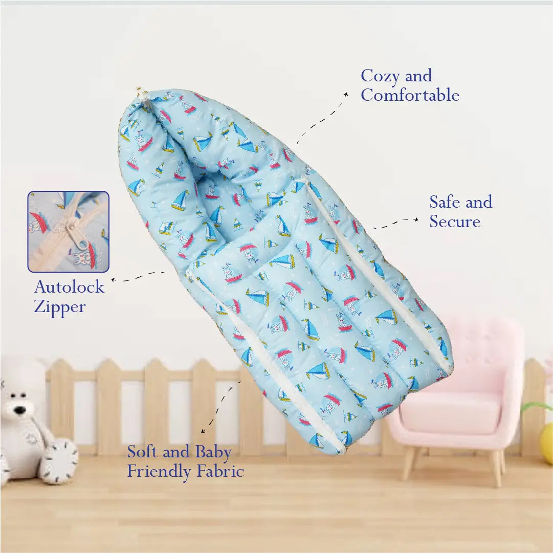 Blue Rabbit Carry Nest