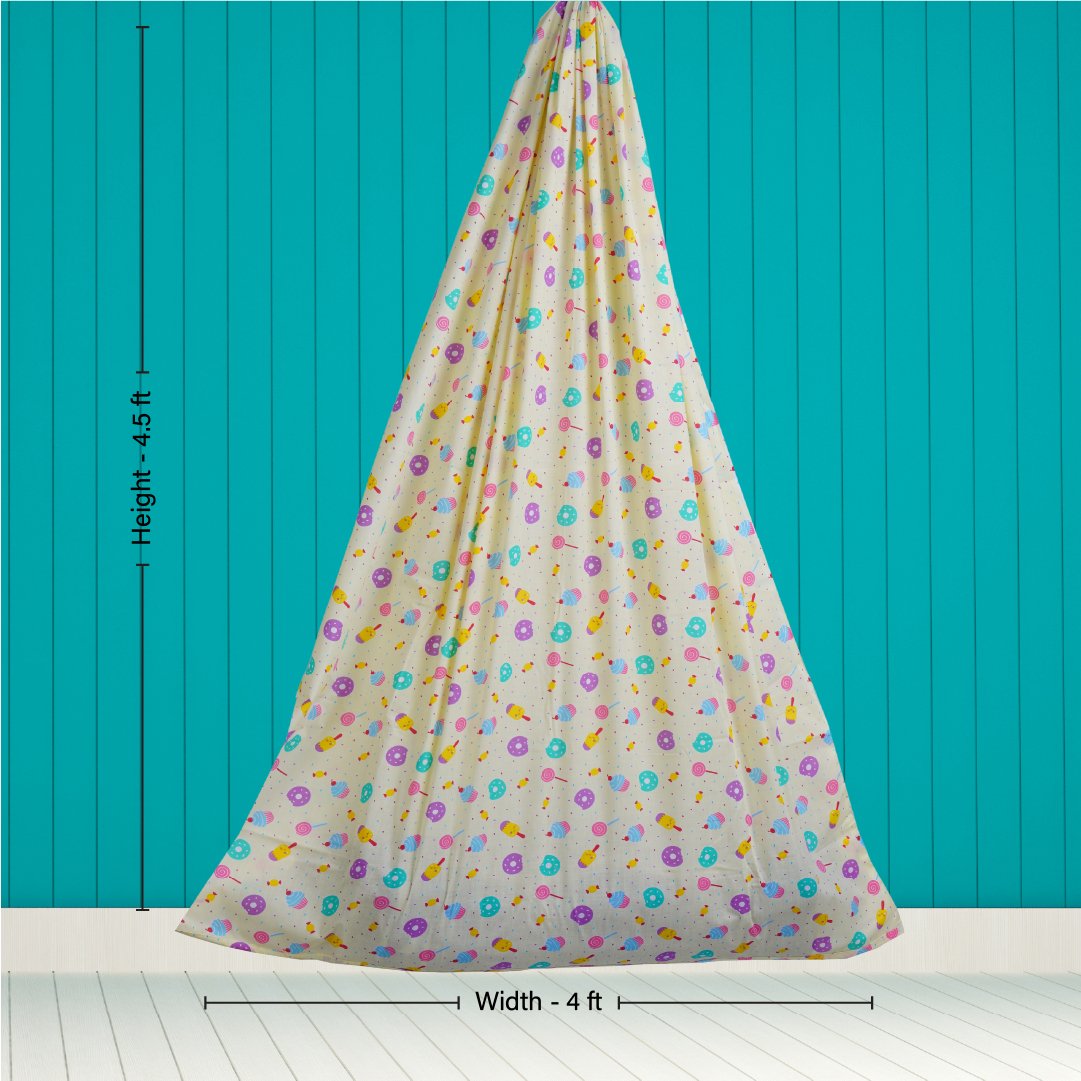 Yellow Donut & Cupcake Cradle with & Wall Hanger Set