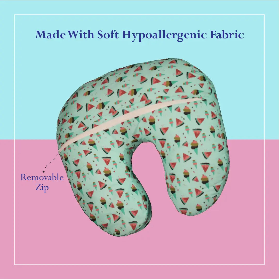 Green Watermelon Feeding Pillow