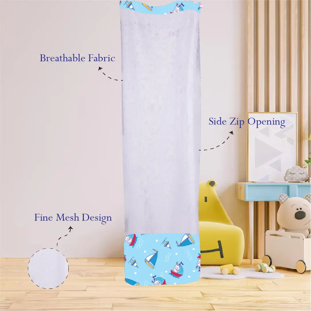 Blue Rabbit Mosquito Net