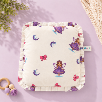 Head Shaping Mustard Pillow- White Princess