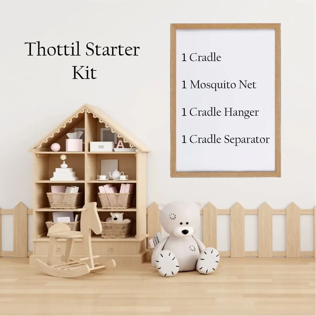 White Little Prince Cradle Set