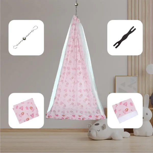 Pink Princess Cradle Set