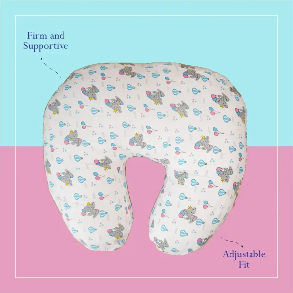 White Elpehant Feeding Pillow - Image 2