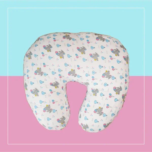 White Elpehant Feeding Pillow